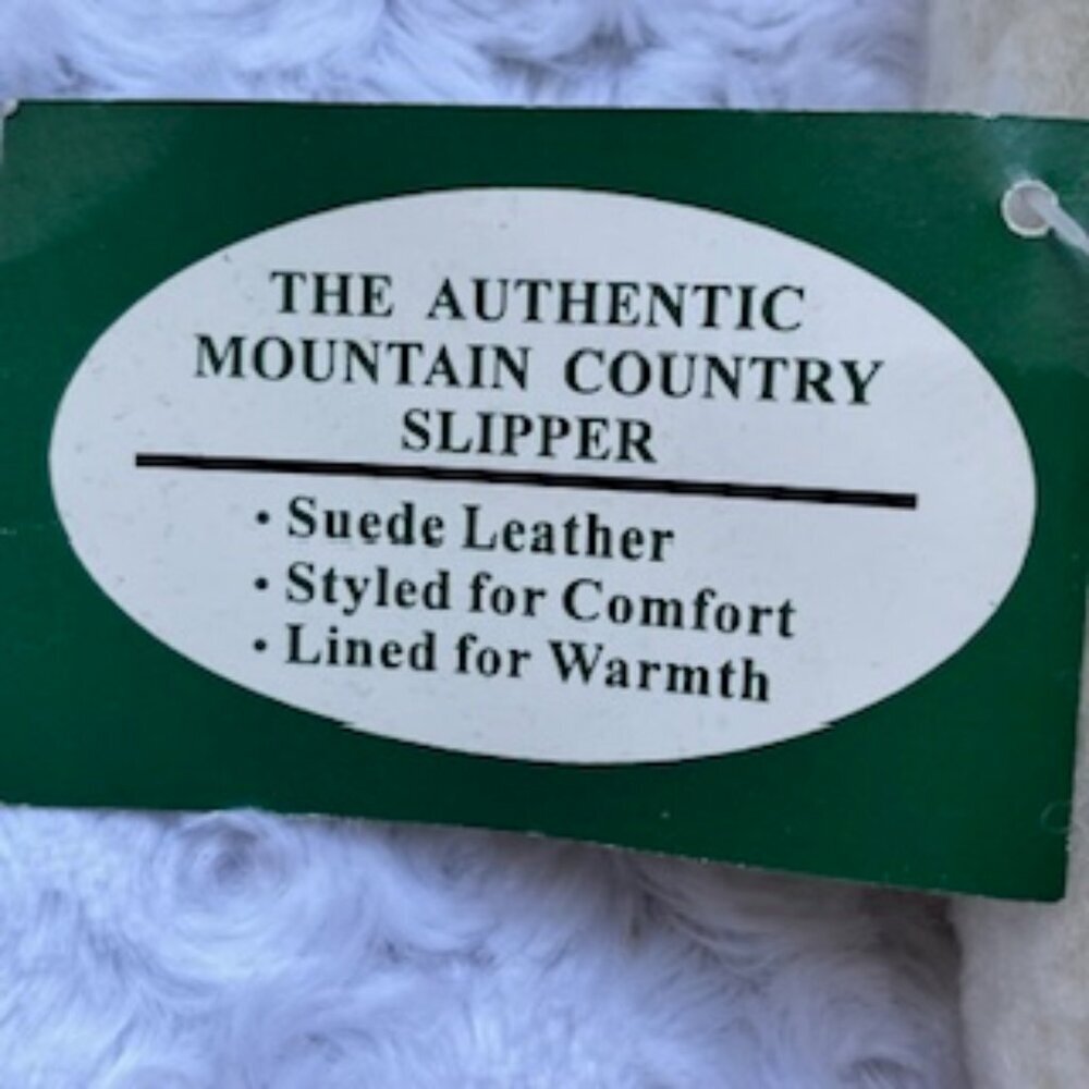 NEW Vintage Authentic Mountain Country Purple Slippers Women’s Size 7 NWT - Picture 7 of 7